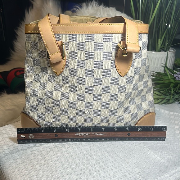 Louis Vuitton purse shoulder bag Handbag “Damier Azur” Hampstead PM - Picture 4 of 16